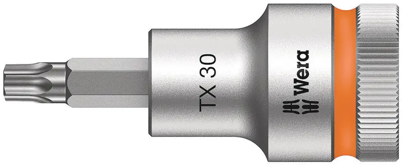 Wera Tx30 Torx Bit Socket Featuring Zyklop Secure-Grip Design – 1/2" Drive 1