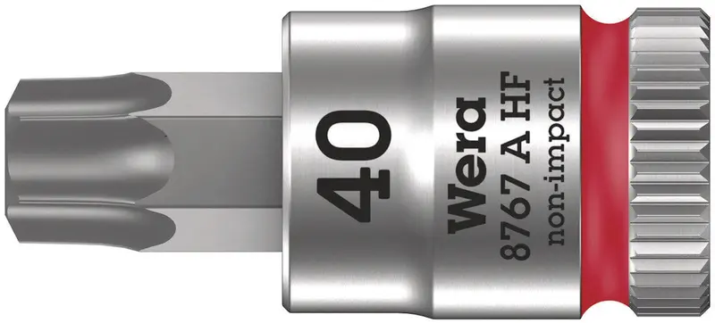 Wera Tx40 Torx Bit Socket With Zyklop Holding Function – 1/4" Drive 1