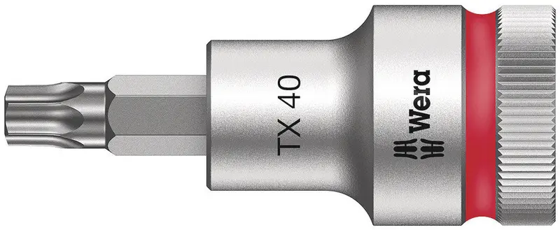 Wera Tx40 Torx Bit Socket With Zyklop Retention System – 1/2" Drive 1