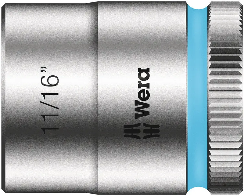 Wera Zyklop 3/8" Drive Socket – 11/16" Sae, Model 003577 1