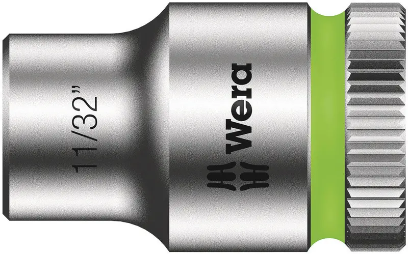 Wera Zyklop 3/8" Drive Socket – 11/32" Sae, Model 003571 1