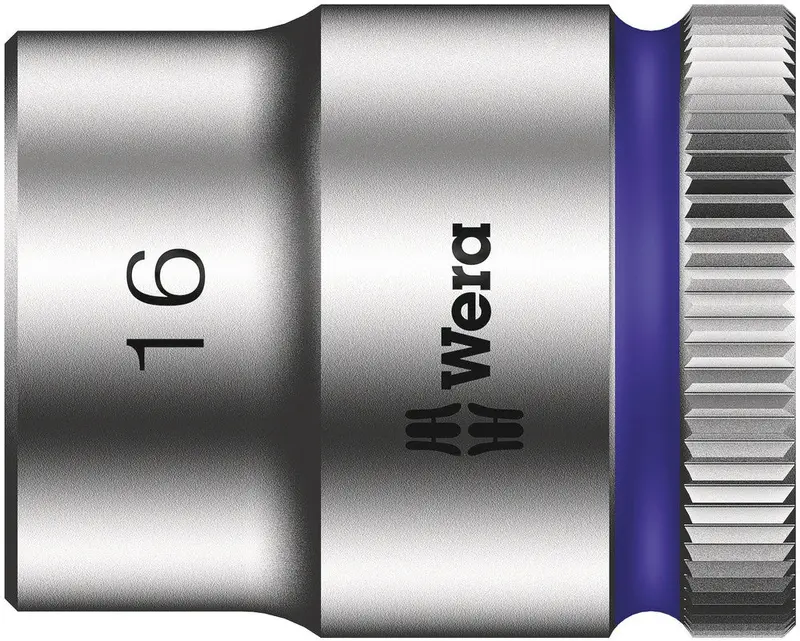 Wera Zyklop 3/8" Drive Socket – 16Mm Metric, Model 003561 1