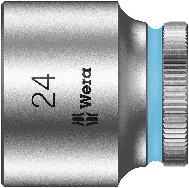 Wera Zyklop 3/8" Drive Socket – 24Mm Metric, Model 003568 1