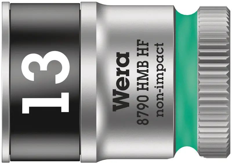 Wera Zyklop 3/8" Drive Socket With Holding Function – 13Mm Metric, Model 003747 1