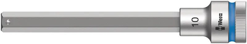 Wera Zyklop Hex-Plus Bit-Socket With Holding Function – 10Mm, 1/2" Drive, Long Profile 1