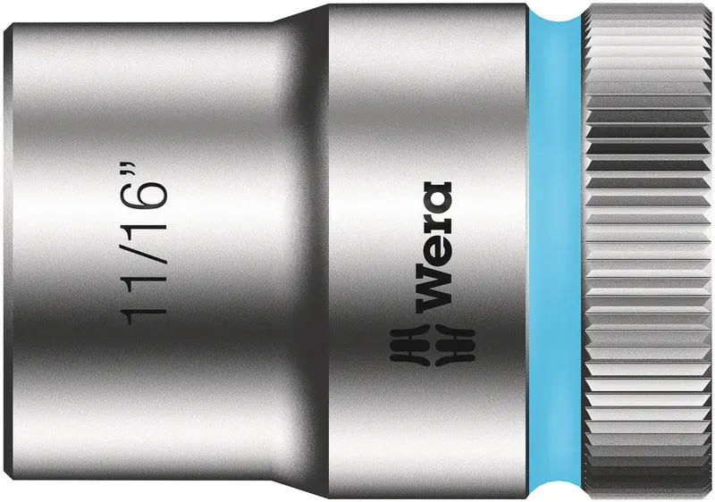 Wera Zyklop Hmc Socket – 11/16", 1/2" Drive, Secure Fit For Demanding Tasks 1