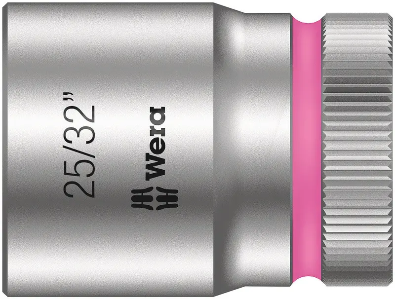 Wera Zyklop Hmc Socket – 25/32", 1/2" Drive, Precision-Machined For Reliability 1