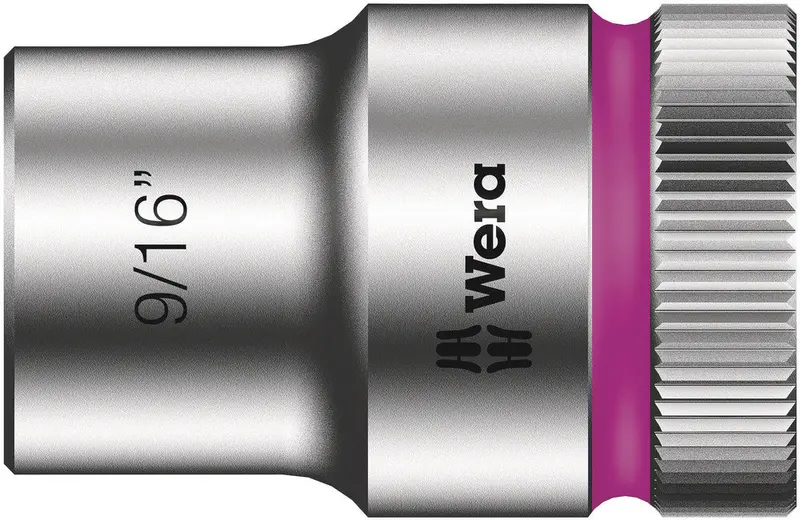 Wera Zyklop Hmc Socket – 9/16", 1/2" Drive, Optimized For Power Tool Use 1