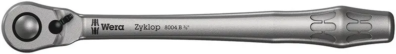 Wera Zyklop Metal Switch Ratchet – 3/8″ Drive, Robust Steel Core Ratcheting Handle 1