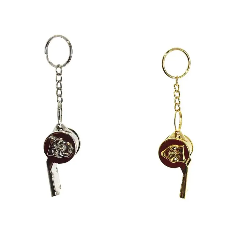 Whistle-Integrated Comedy & Tragedy Keychain 1