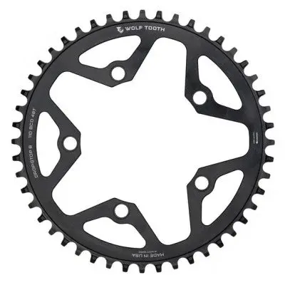 Wolftooth 110 Bcd 5-Bolt Chainring – 40T, Sram Flattop Compatible 1