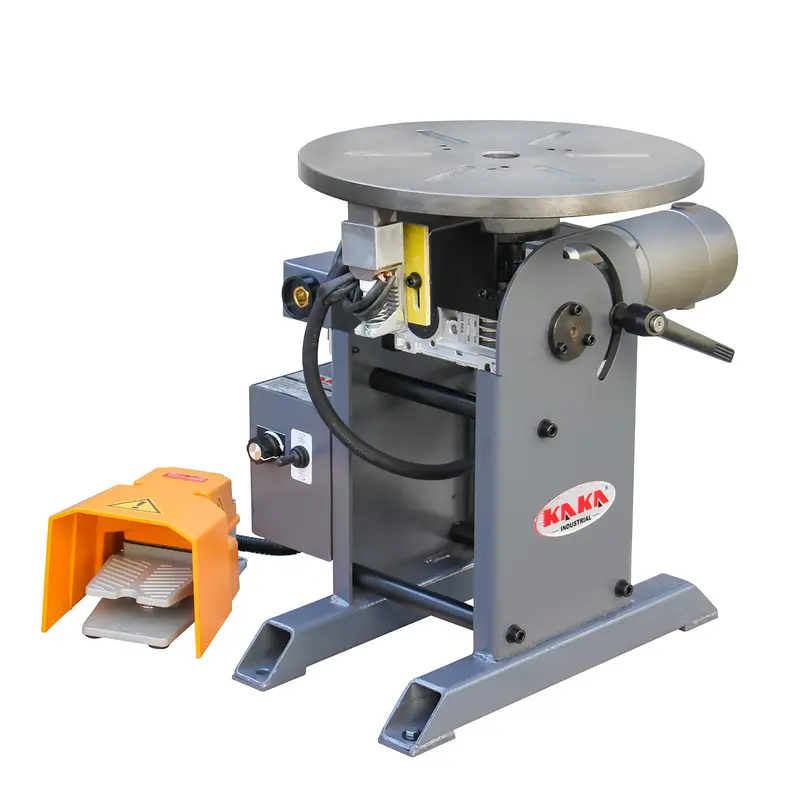 Wp-220 Welding Positioner – 220 Kg Capacity Turntable With Manual Tilt And Variable-Speed Rotation 1