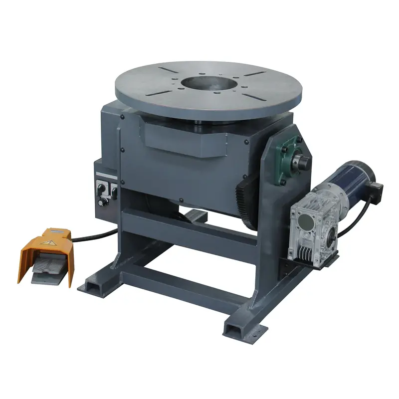 Wp-500T Electric Welding Positioner – 500 Kg Capacity, Variable-Speed Rotation & Tilt, 170 Mm Through Hole 1