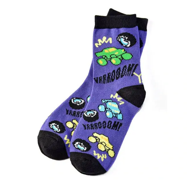 Yo Sox Monster Truck Crew Socks For Boys (Ages 7–10) 1
