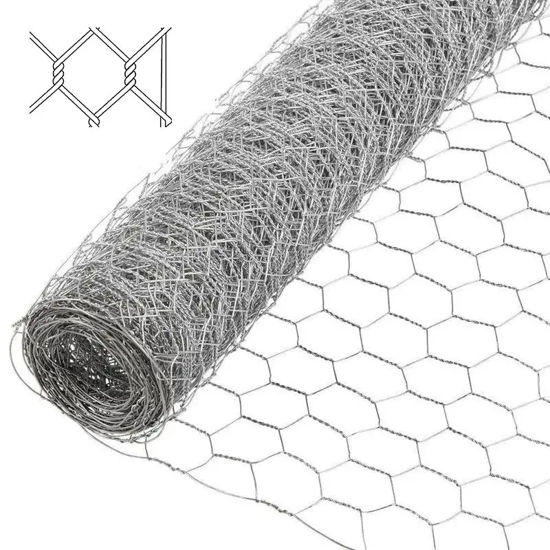 Zinc-Coated Poultry Wire Mesh — 50Mm Hex Mesh, 90Cm × 50M Roll 1