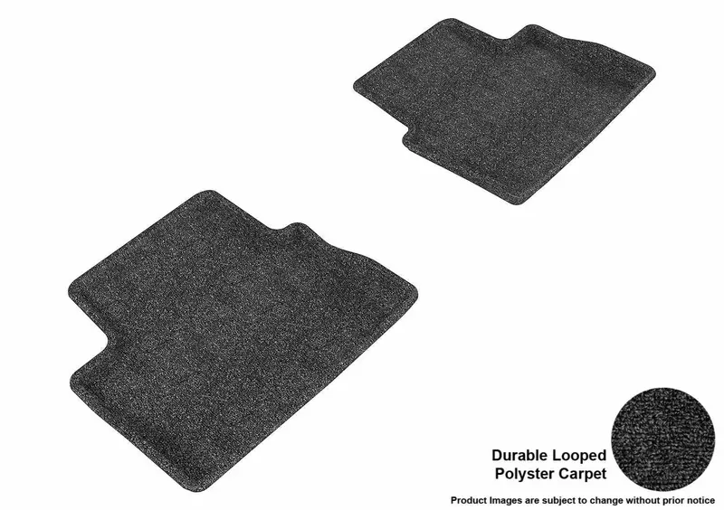 3D Maxpider L1Ch06322209 Classic Black Rear Floor Mat Set – 2-Piece 1