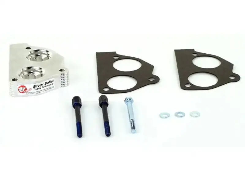 Afe Silver Bullet Throttle Body Spacer For Gm C/K Trucks (1987–1995), Compatible With 4.3L V6 & 5.0L/5.7L V8 Engines 1