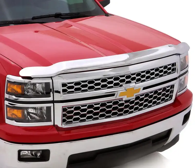 Auto Ventshade Chrome Hood Shield – Stylish And Functional Front-End Protection 1