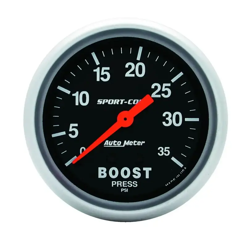 Autometer Traditional Gauge With Perimeter Incandescent Lighting – 3-3/8" Dial 1