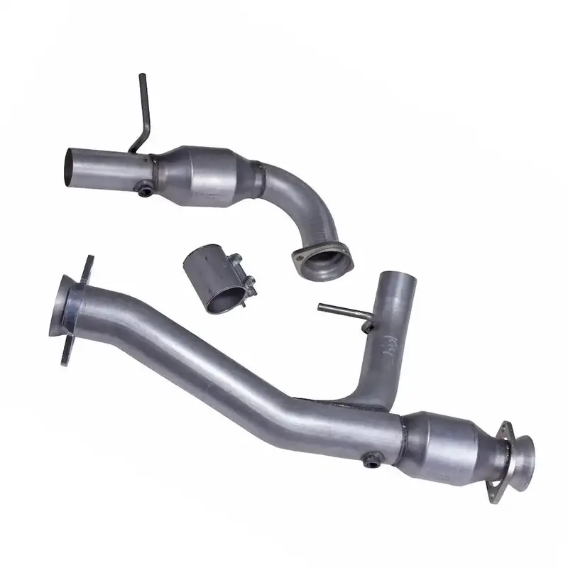 Bbk Performance 19471 Short Mid-Y-Pipe With Catalytic Converters For 2011–2014 Ford F-150 5.0L Coyote Engine 1