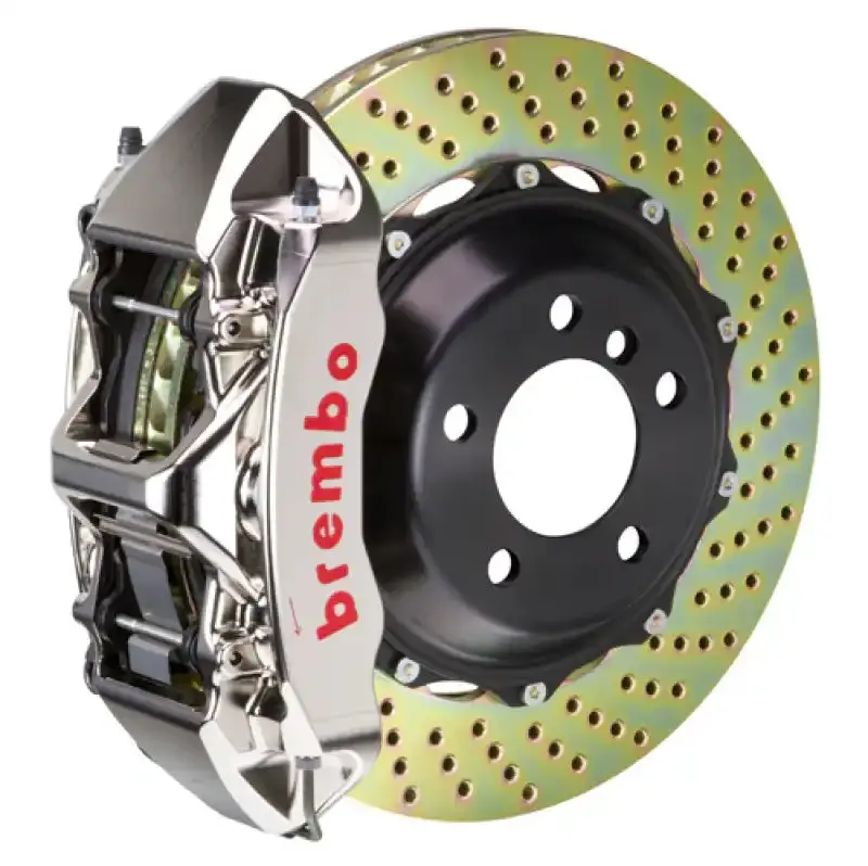 Brembo Front Big Brake Kit — 6-Piston Billet Calipers With Drilled 355X32Mm Rotors — Fits 2008–2017 Audi A5/S5 Gtr 1