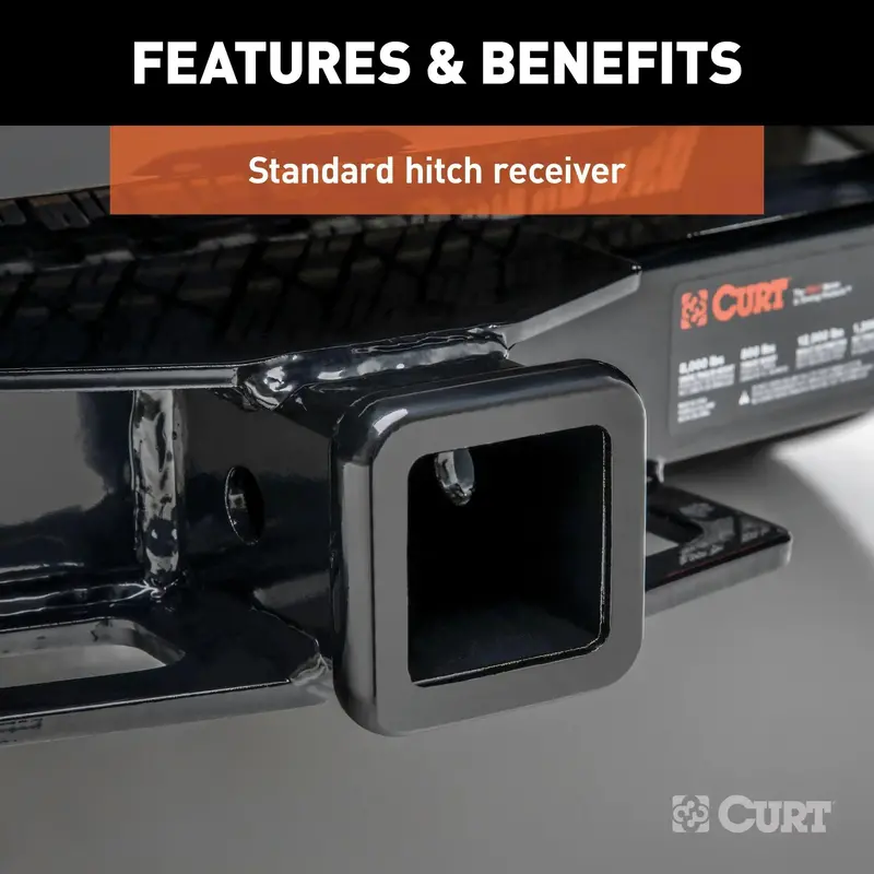 Curt Class 3 Trailer Hitch – 2-Inch Receiver For Select Cadillac, Chevrolet, And Gmc Trucks With Square-Tube Frames 1