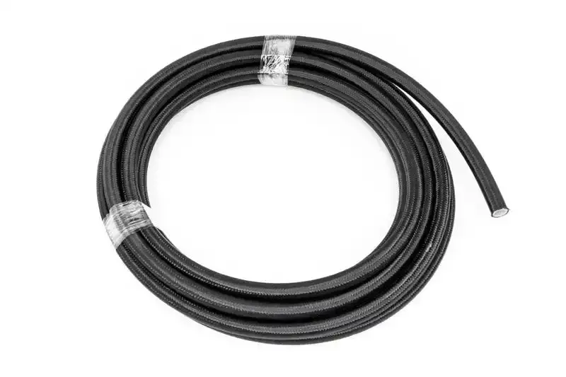 Deatschwerks 10An Ptfe-Braided Hose – 20-Foot Black Nylon Reinforced Fuel Or Brake Line 1