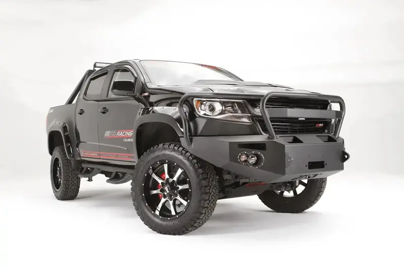 Fab Fours Cc15-H3350-B - Premium Winch Front Bumper Uncoated/Paintable W/Full Grill Guard [Awsl] 1