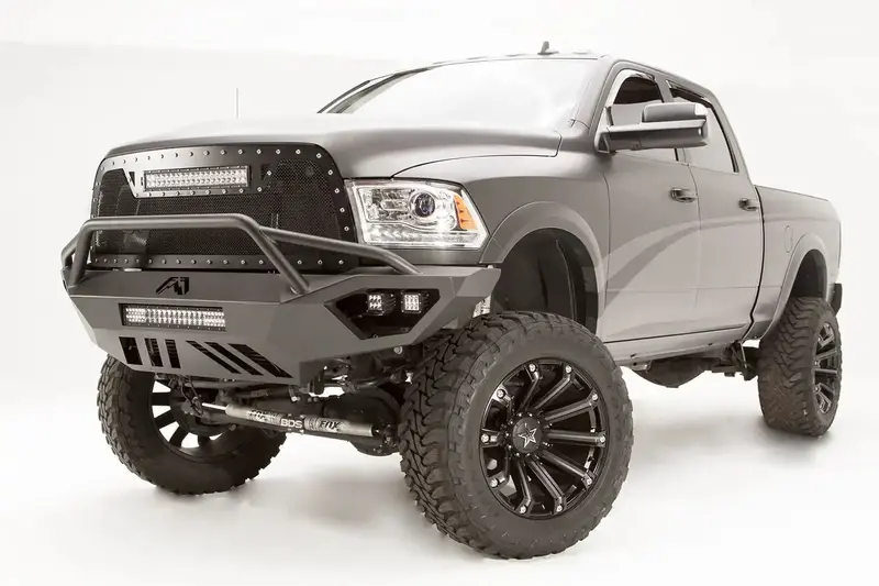 Fab Fours Dr10-V2952-B Vengeance Front Bumper – Uncoated, Paintable Pre-Runner Guard With Awsl Mounting 1