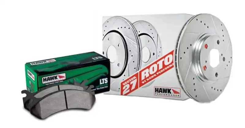 Hawk Performance Hk5076.194Y Sector 27 Rear Brake Kit With Lts Pads (Limited Stock) 1