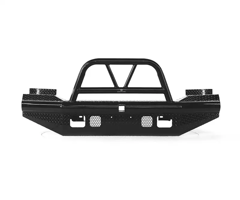 Legend Bullnose Front Bumper – Factory-Compatible Design With Integrated Tow Hook & Fog Light Mounts 1