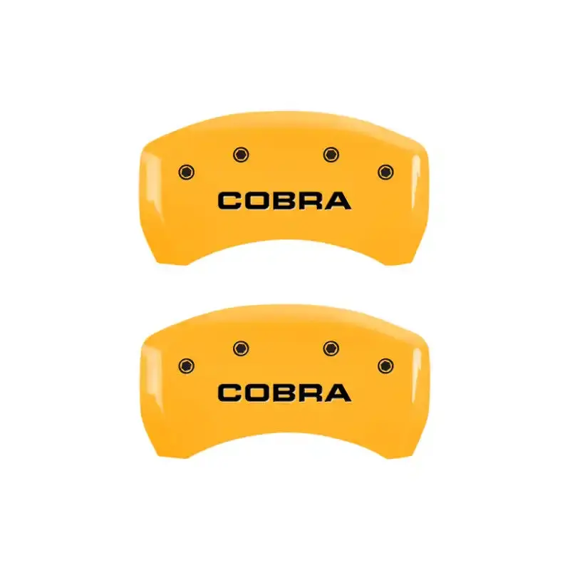 Mgp Yellow-Finish Engraved Caliper Covers – Front & Rear For 2008 Ford F-150 1