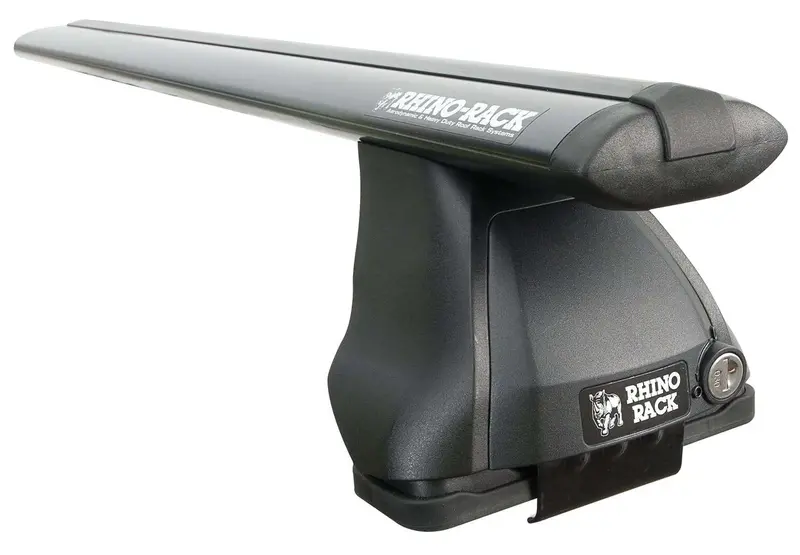 Rhino-Rack Ja2131 Vortex 2500 Black Roof Rack – 2-Bar Aerodynamic System With Integrated Mounting 1