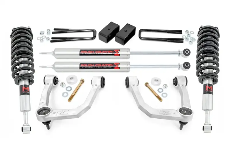 Rough Country Bolt-On Lift Kit – 3.5-Inch With Upper Control Arms And M1 Struts, Model 74240 1