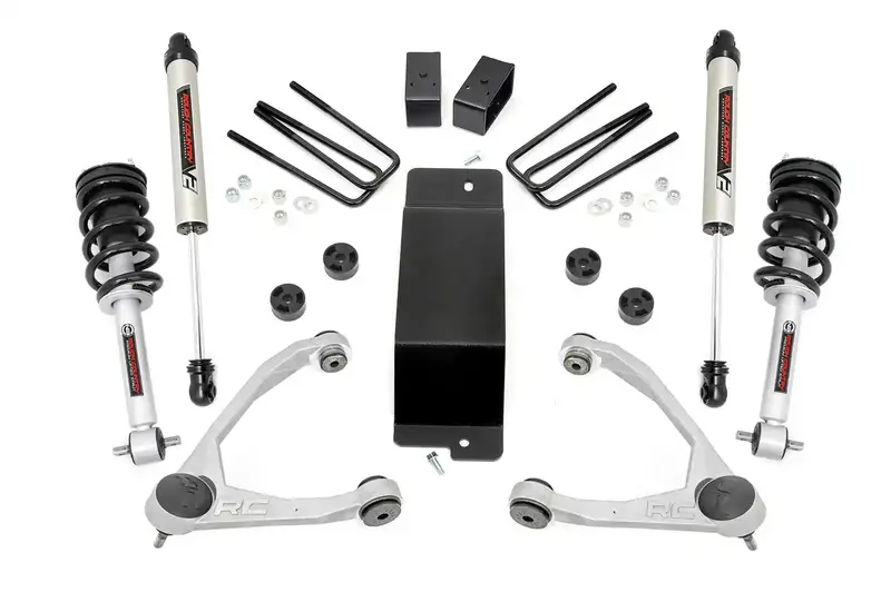 Rough Country Suspension Lift Kit With Tuned Shocks – Full-System Off-Road Upgrade 1